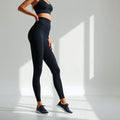Legginsy Damskie High Waist – Czarne
